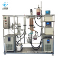 High vacuum wiped film molecular distillation